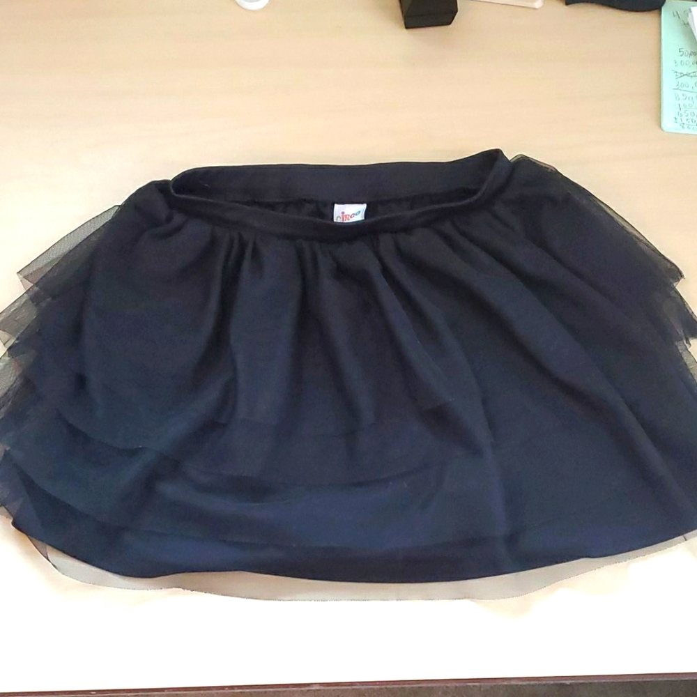 Circo Black Tiered Tulle Skirt